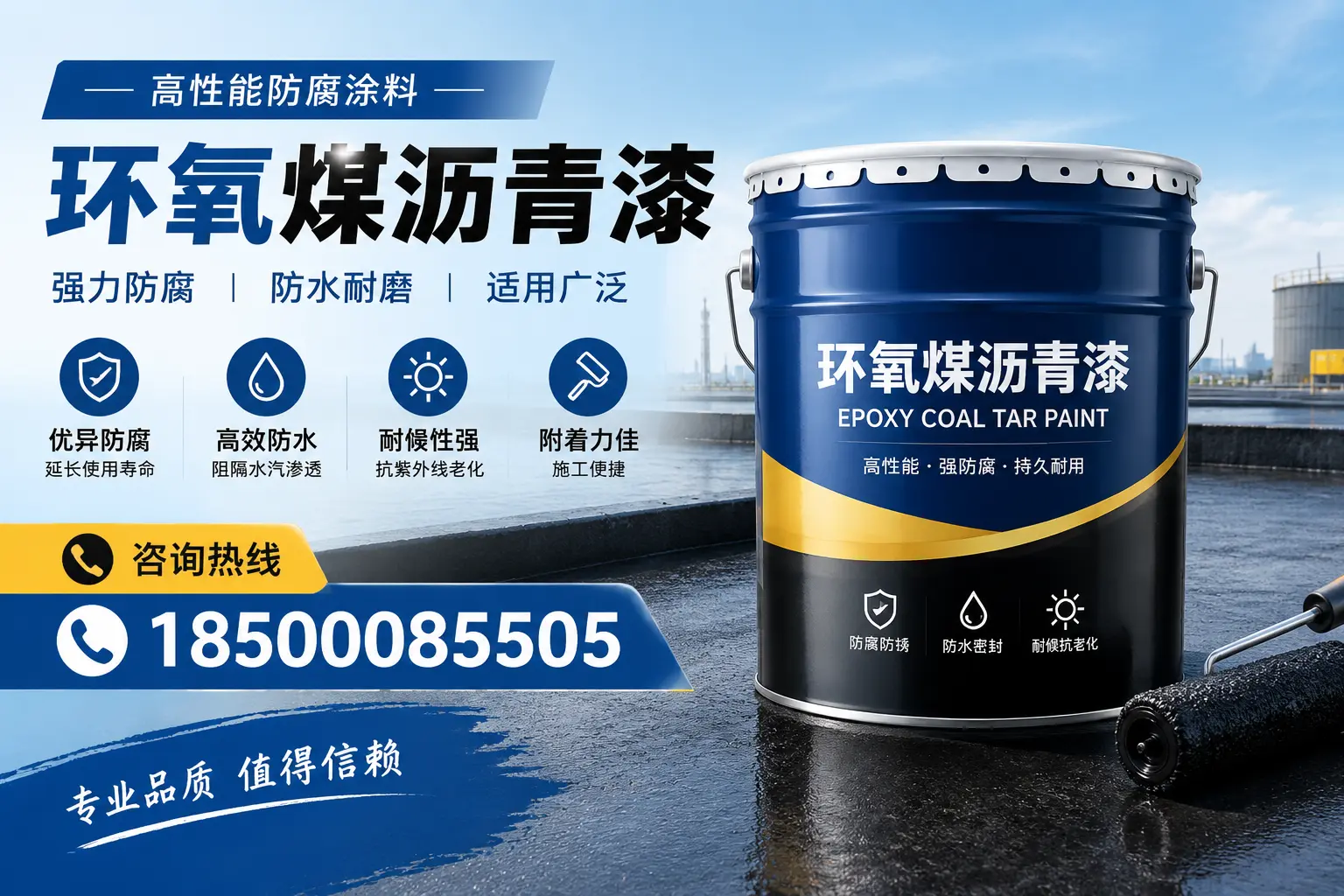 环氧煤沥青漆的主要成分与功能，佛山用户深度了解